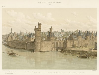 Hotel y Torre de Nesle, 1380 de French School