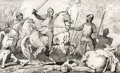 Hugh Capet (941-96) captura a Charles de Lorraine, de 