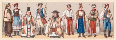 Traje de Hungría y Croacia de French School