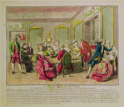 Sesión de hipnotismo con Franz Anton Mesmer de French School