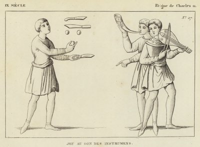 Siglo IX, Reinado de Carlos II, Juego al Son de los Instrumentos de French School