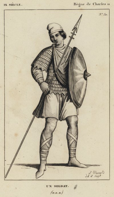 Siglo IX, Reinado de Carlos II, Un Soldado de French School
