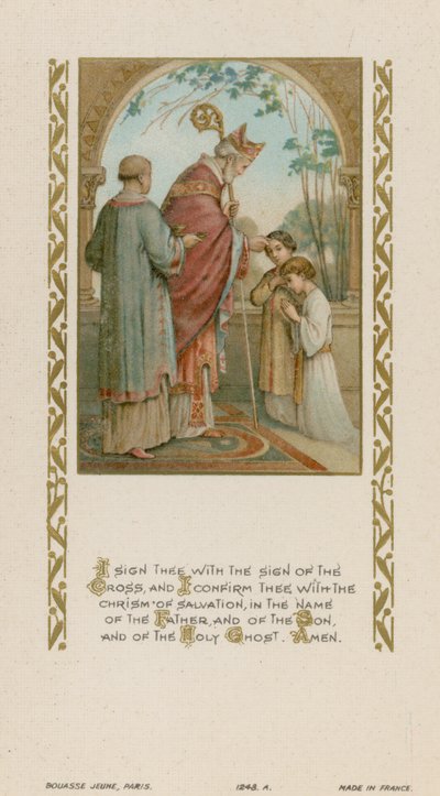 Te marco con la señal de la cruz de French School