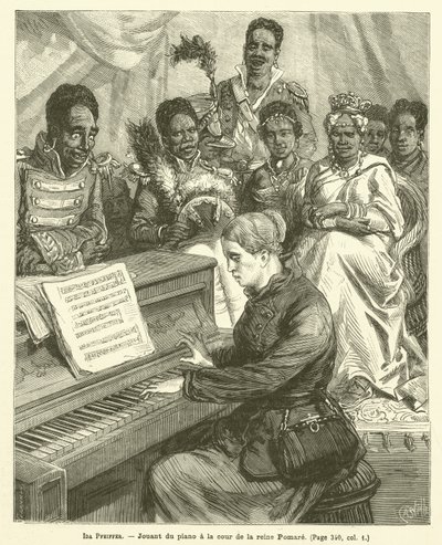 Ida Pfeiffer (grabado) de French School