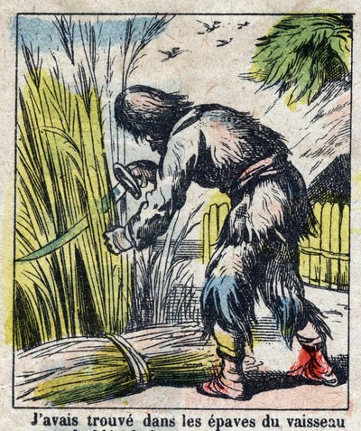 Ilustración para el libro de Daniel Defoe 
