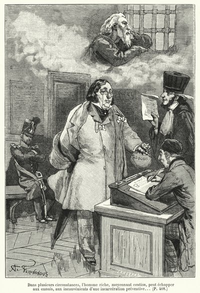 Ilustración para Le Juif Errant de French School