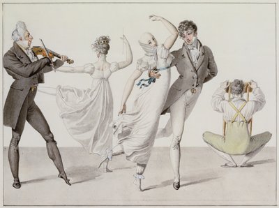Ilustración de "Le Bon Genre", c.1810 de French School
