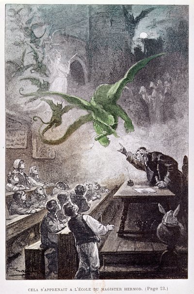 Ilustración de El Castillo de los Cárpatos por Jules Verne (1828-1905) 1892 de French School