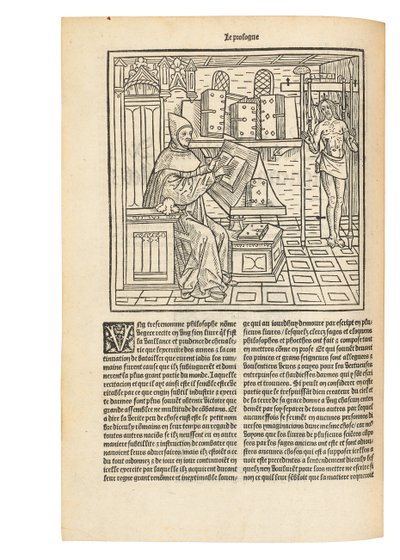 Ilustración de la Crónica de Enguerrand de Monstrelet, París: François Regnault de French School