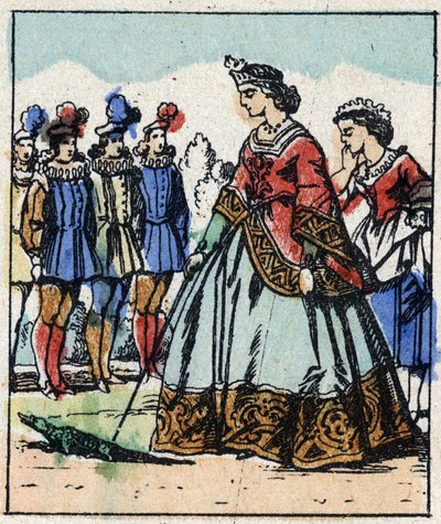 Ilustración del cuento de Charles Perrault “Cenicienta o El zapatito de cristal”. Grabado en madera de Imaging Pellerin - Épinal, s.d. Finales del siglo XIX. de French School