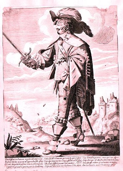 Ilustración de un soldado bajo el reinado de Luis XIII de French School