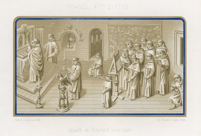 Imagen en grisalla de Los Milagros de Nuestra Señora de French School