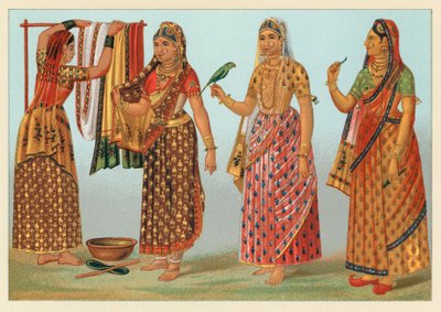 Traje de la India de French School