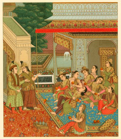 Traje de la India de French School
