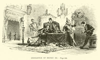 Indolencia de Enrique III de French School