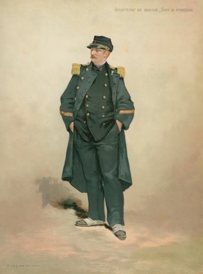 Infanterie De Marine, Tenue De Permission de French School