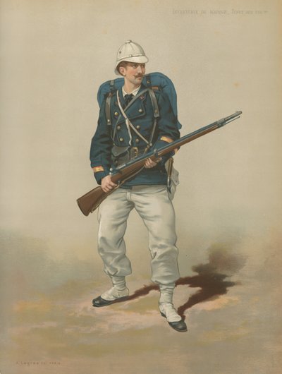Infanterie de Marine, Tenue des Colies de French School