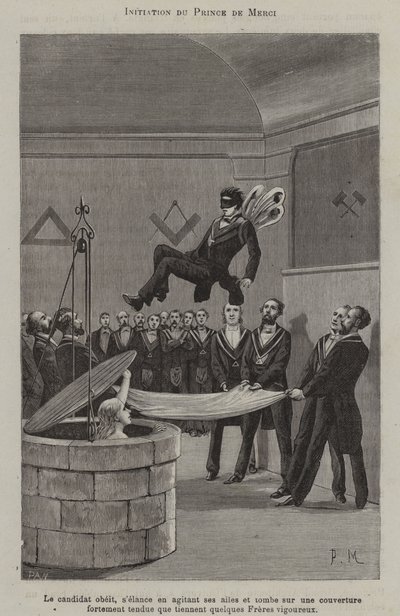 Iniciación de un Príncipe de la Misericordia de French School
