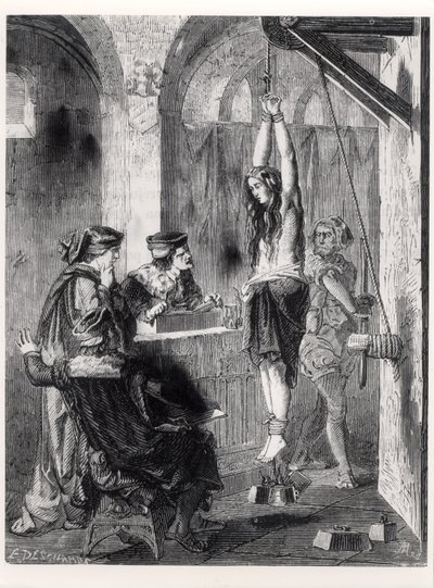 Inquisición de una bruja de French School