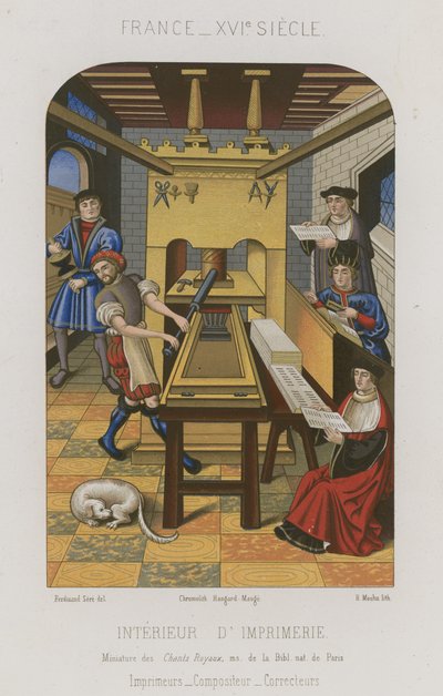 Dentro de una imprenta de French School