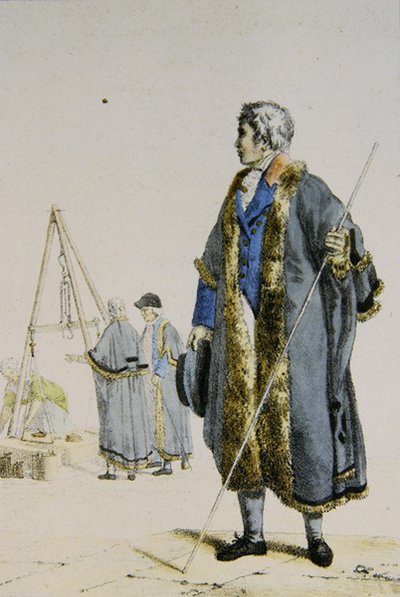 Inspector de Pesas y Medidas en Polonia, c.1817 de French School