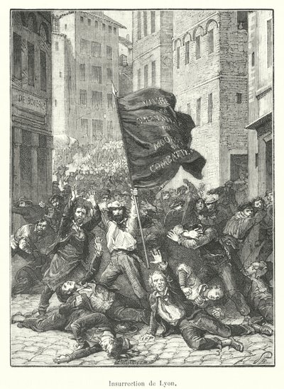 Insurrección de Lyon de French School