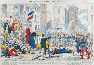 Insurrección de París, la liberación, 1871 de French School