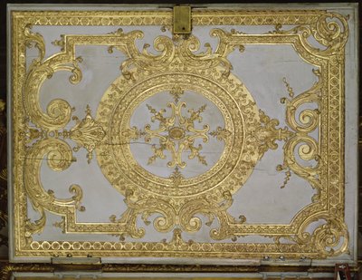 Interior de una capilla, El órgano (puerta buffet) en el estilo de Luis XIV de French School