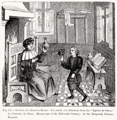 Interior de la casa de un médico, de Epistre d