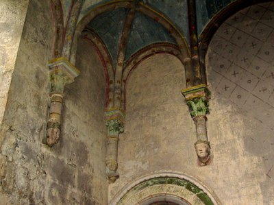 Interior de la Iglesia de San Hilario el Grande, Poitiers de French School