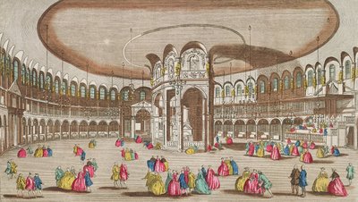 Interior de la Rotonda, Casa Ranelagh, Londres de French School