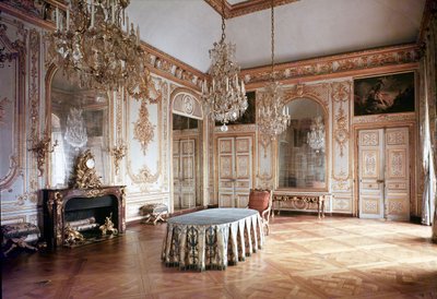 Interior de la Salle du Conseil (Cámara del Consejo) 1701-55 de French School