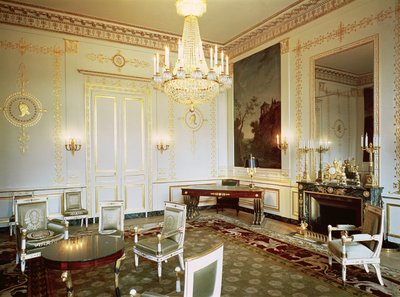 Interior del Salón Verde en el apartamento del Príncipe Eugenio de Beauharnais (1781-1824) de French School