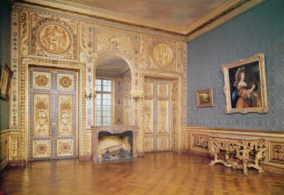 Vista interior del Petit Salon, c.1660 de French School