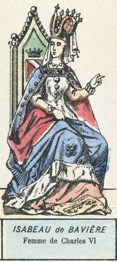 Isabel de Baviera, Esposa de Carlos VI de French School