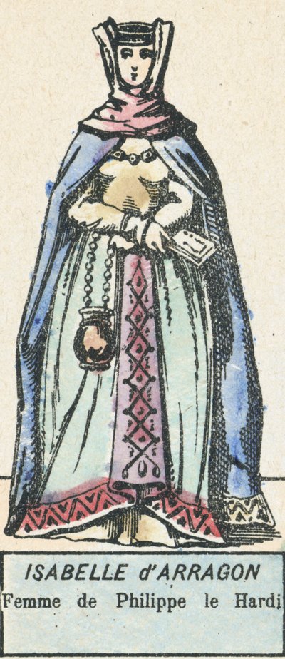 Isabel de Aragón, esposa de Felipe el Atrevido de French School
