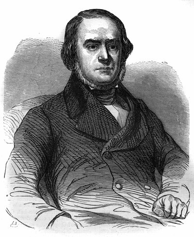 Movimiento Nacional Italiano: Daniele Manin (1804-1857), proclama la República de Venecia (1848). Grabado en “Historia de los Papas-Reyes-Reinas y Emperadores a través de los siglos” por Maurice Lachatre de French School