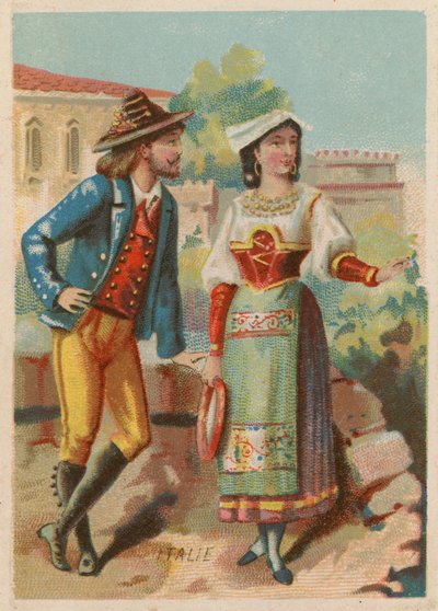 Traje italiano de French School