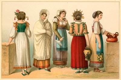 Traje de Italia de French School