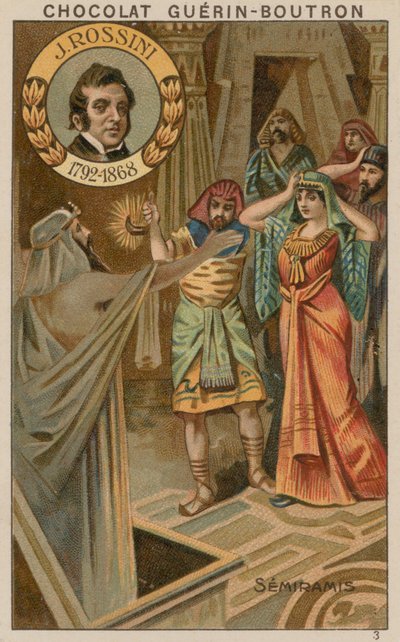 J Rossini, Semiramis de French School