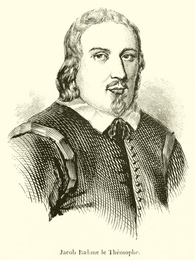 Jacob Boehme el Teósofo (grabado) de French School