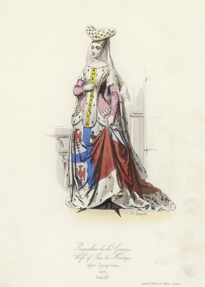 Jacqueline de la Grange, esposa de Jean de Montagu, Gran Maestre de Francia de French School