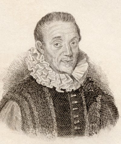 Jacques Auguste de Thou alias Thuanus, historiador francés, del Diccionario Histórico Crabbes pub. 1825 de French School