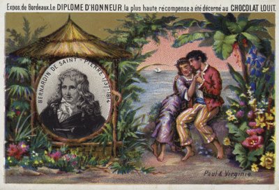 Jacques Henri Bernardin de Saint Pierre, escritor y botánico francés de French School