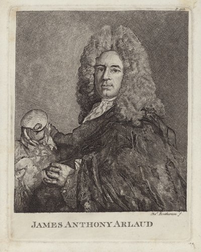 James Anthony Arlaud, artista suizo de Ginebra. Grabado por Charles Bretherton de French School