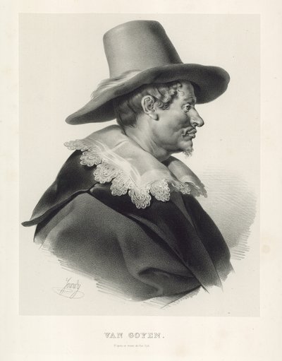 Jan van Goyen, artista holandés de French School