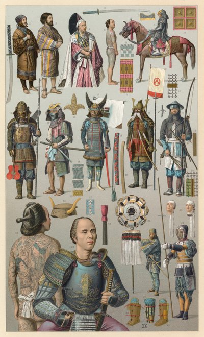 Traje de Japón de French School