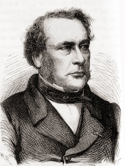Jean-Baptiste Joseph Dieudonné Boussingault, de Les Merveilles de la Science, publicado c.1870 (grabado) de French School