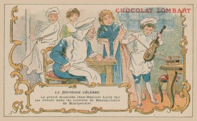 Jean-Baptiste Lully, el famoso músico haciendo su debut musical en la cocina de la Duquesa de Montpensier de French School
