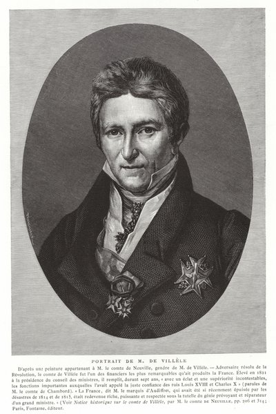 Jean-Baptiste de Villèle, estadista francés de French School